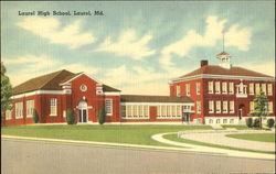 Laurel High School Postcard