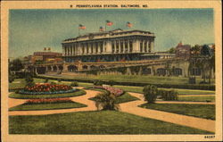 Pennsylvania Station Baltimore, MD Postcard Postcard