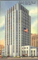 St. Paul City Hall And Ramsey County Court House Postcard