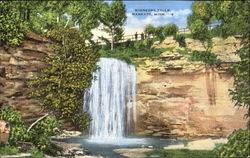 Minneopa Falls Mankato, MN Postcard Postcard