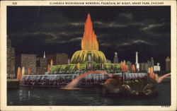 Clarence Buckingham Memorial Fountain, Grant Park Postcard