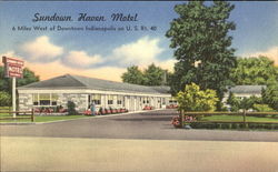 Sundown Haven Motel, 6201 W. Washington St. Indianapolis, IN Postcard Postcard