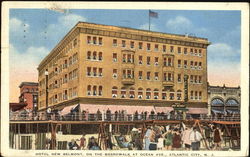 Hotel New Belmont, Ocean Ave. Atlantic City, NJ Postcard Postcard