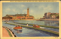Wesley Lake Ocean Grove, NJ Postcard Postcard