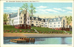 Riverside Gardens Apartments Red Bank, NJ Postcard Postcard