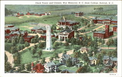 Clock Tower And Chimes Raleigh, NC Postcard Postcard