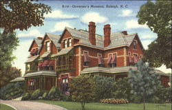 Governor's Mansion Raleigh, NC Postcard Postcard