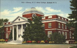 Library Raleigh, NC Postcard Postcard