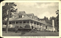 Augusta Country Club House Postcard