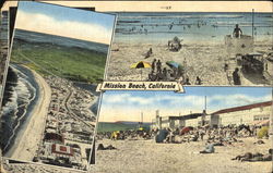 Mission Beach California Postcard Postcard