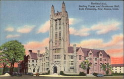 Sheffield Hall, Yale University Postcard