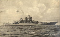 USS Idaho Postcard