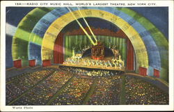 Radio City Music Hall Postcard
