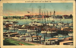 Maryland Yacht Club Baltimore, MD Postcard Postcard