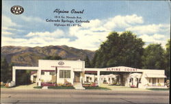 Alpine Court, 1814 S. Nevada Ave Postcard