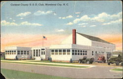 Carteret County U. S. O Club Morehead City, NC Postcard Postcard