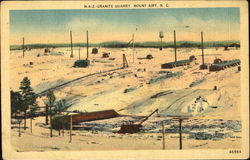 Granite Quarry Mount Airy, NC Postcard Postcard