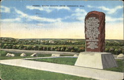 South Dakota From Verendrye Hill Pierre, SD Postcard Postcard