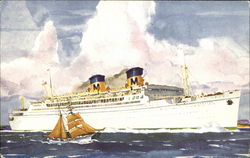 Matson Line Postcard