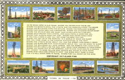 Down In Texas Postcard Postcard