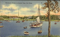 Wychmere Harbor On Quaint Cape Cod Postcard