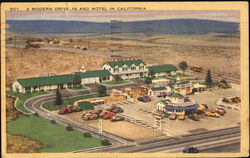 Patmars Modern Drive In And Motel Postcard