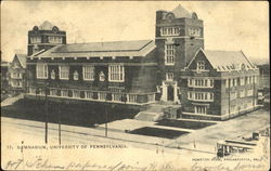 Gymnasium, University Of Pennsylvania Philadelphia, PA Postcard Postcard