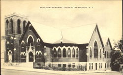 Moulton Memorial Church Newburgh, NY Postcard Postcard