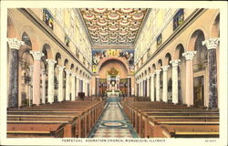 Perpetual Adoration Church Mundelein, IL Postcard Postcard