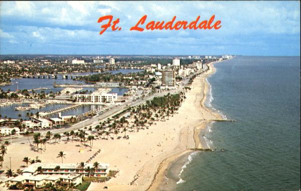 Air View Of The Venice Of America Fort Lauderdale Florida