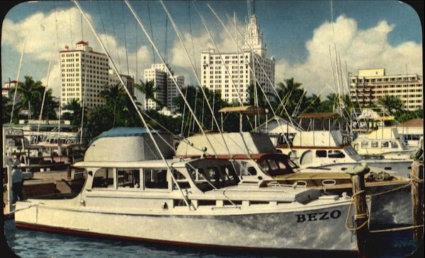 Deep-Sea Fishing Fleet, Pier 5 Miami Florida