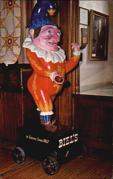 Punch Colorful Wooden Figure Terre Haute Indiana
