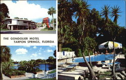 The Gondolier Motel, 110 W. Tarpon Ave Tarpon Springs, FL Postcard Postcard