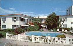 The Winterset Apartment Motel, 2801 Terramar Street Fort Lauderdale, FL Postcard Postcard