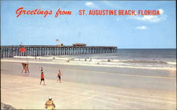 Greetings From St. Augustine Beach Postcard