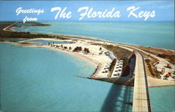 Greetings From The Florida Keys, Overseas Highway Scenic, FL Postcard Postcard