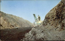 Strip Mining Shovel At Its Best Postcard