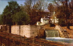 "The Falls" In The Whitewater Canal Metamora, IN Postcard Postcard