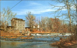 Mansfield Water Power Mill Postcard