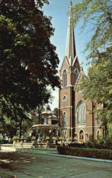 Trinity Methodist Church Madison, IN Postcard Postcard