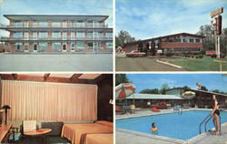 Carmel Motel, 14016 No. Meridian Indiana Postcard Postcard