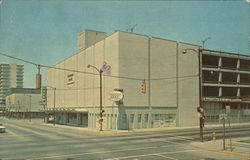 Indiana Bank & Municipal Parking Garage Fort Wayne, IN Postcard Postcard