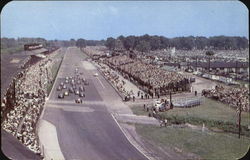 500 Mile Speedway Postcard