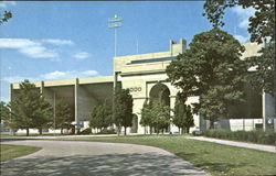 Indiana State University Stadium Postcard