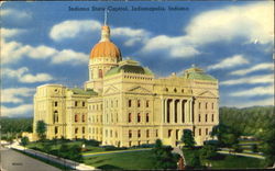Indiana State Capitol Indianapolis, IN Postcard 