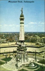Monument Circle Postcard