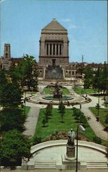 University Park And War Memorial Building Indianapolis, IN Postcard Postcard