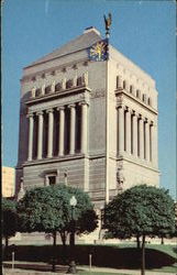 Indiana World War Memorial Shrine Building Postcard