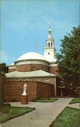 The Bishop Simon Brute Library Vincennes, IN Postcard Postcard