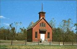 Little Red School House Rockville, IN Postcard Postcard